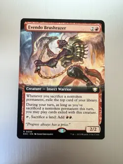 Evendo Brushrazer - 30 - MTG: Edge of Eternities - Rare - Extended Art - Regular - Image 1