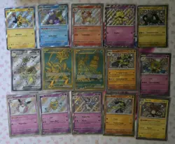Lot Of 15 NM Full Art & Baby Shiny Pokemon Paldean Fates - Image 1