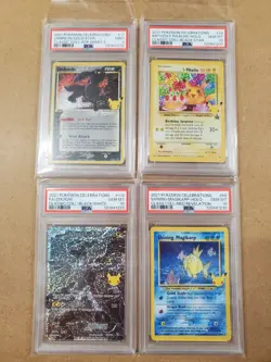 Pokemon Celebrations PSA Sequential Graded Cards (10s and 9) - Image 1