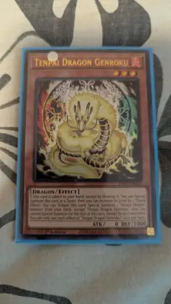 Yugioh Tenpai Dragon Genroku INFO-EN019 Ultra Rare NM - Image 1
