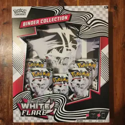 Pokemon TCG Scarlet Violet White Flare Binder Collection - Image 1