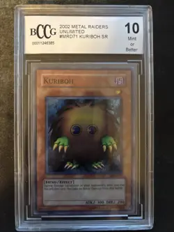 2002 Yugioh Metal Raiders Unlimited Kuriboh #MRD-071 Bccg 10 - Image 1