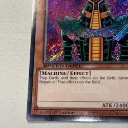 Jinzo SBCB-EN147 SECRET Rare Near Mint 1st Edition Yugioh Speed Duel - Image 5