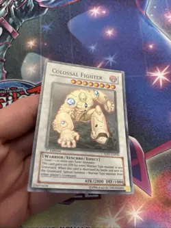 (YBL) Colossal Fighter 5DS1-EN043 1st Edition Super Rare Yugioh Card MP - Image 2