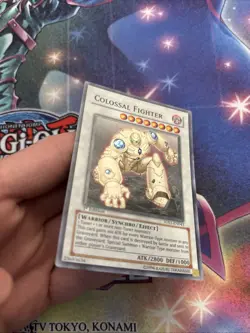 (YBL) Colossal Fighter 5DS1-EN043 1st Edition Super Rare Yugioh Card MP - Image 3
