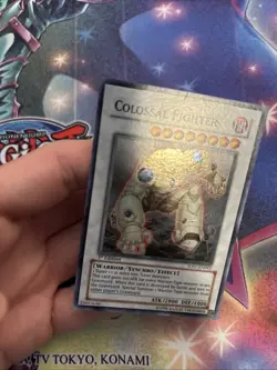 (YBL) Colossal Fighter 5DS1-EN043 1st Edition Super Rare Yugioh Card MP - Image 5
