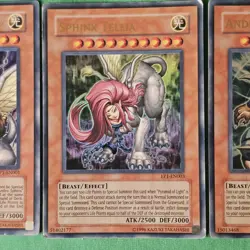 Yugioh Sphinx Lot - Andro Sphinx EP1-EN001, Sphinx Teleia EP1-EN002, Theinen NM! - Image 3