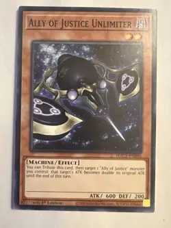 Ally Of Justice Unlimiter HAC1-EN000 Yugioh Hidden Arsenal: Chapter 1 1st Ed NM - Image 1