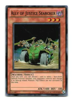 Ally of Justice Searcher - HA02-EN019 Super Rare - YuGiOh-LP - Image 1