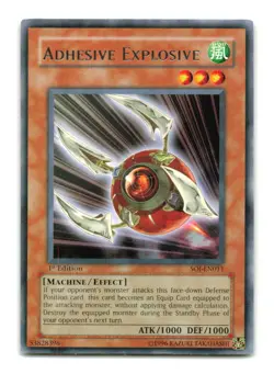Adhesive Explosive - SOI-EN011 Rare - YuGiOh-LP - Image 1
