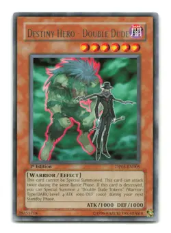 Destiny Hero - Double Dude - DP05-EN005 Rare - YuGiOh-LP - Image 1