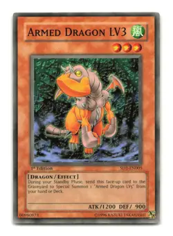 Armed Dragon LV3 - SD1-EN005 - YuGiOh-LP - Image 1