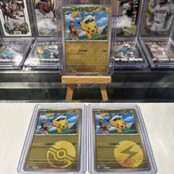 **Pikachu** 2025 S-Chinese Exclusive Gem Pack Holo 3 Card Lot - Image 1