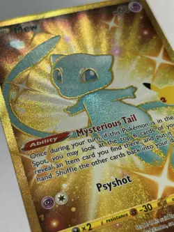Pokemon TCG Mew 025 Celebrations 25th Anniversary Gold Holo Card Shiny Blue Mew - Image 2