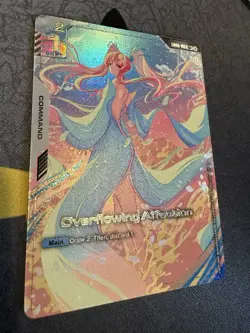 Gundam Card Game Newtype Rising Overflowing Affection GD01-118 U+ Alt Art AA - Image 2