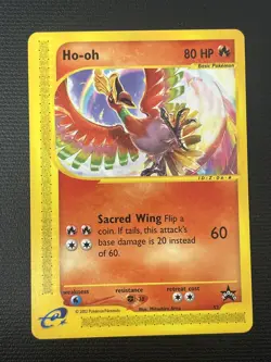 Ho-oh 52/53 Black Star Promo WOTC Pokemon Card NM - Image 1