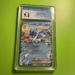NEW CGC 9.5 MINT Pokemon Gyarados ex Scarlet & Violet Base Set 045/198 Holo Card - Image 1