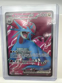 Pokemon Card Salamence ex 177/159 Journey Together Full Art Ultra Rare NM - Image 1