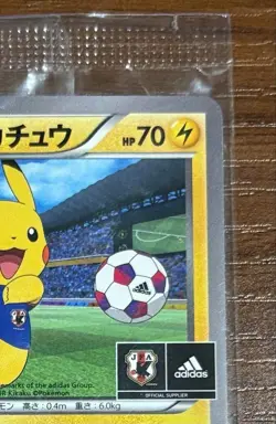 Team Japan's Pikachu 050/XY-P adidas Pokemon card Japanese 2014 Promo TCG - Image 3