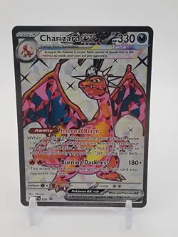 Charizard ex #056 SV Black Star Promo Pokemon Card Illustration Rare Holo - Image 1
