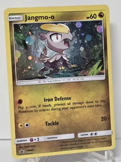 2017 Jangmo-o SM40 Holo Rare Pokemon TCG Promo Card NM/M - Image 1