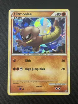 Hitmonlee HGSS25 Promo Holo Rare Pokemon Trading Card Game LP+ - Image 1