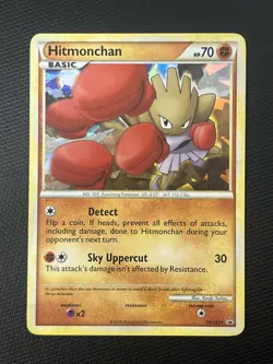 Hitmonchan HGSS24 Promo Holo Rare Pokemon Trading Card Game LP+ - Image 1