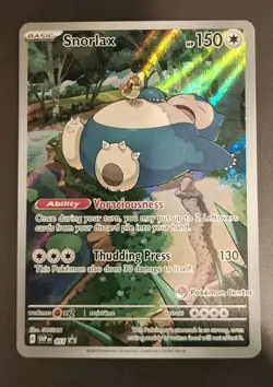 Snorlax - 051 (Pokemon Center Exclusive) 051 Sv: Scarlet & Violet Promo Card NM - Image 1