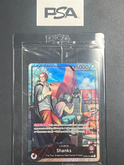 One Piece SHANKS OP09-001 Promo Card PSA Limited Edition July 2025 Sealed - Image 2