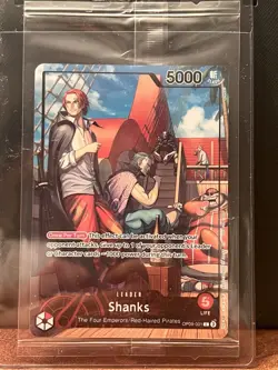 One Piece SHANKS OP09-001 Promo Card PSA Limited Edition July 2025 Sealed - Image 1