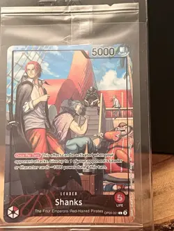 One Piece SHANKS OP09-001 Promo Card PSA Limited Edition July 2025 Sealed - Image 2