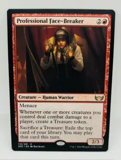 MTG Professional Face-Breaker (116/547) Streets of New Capenna NM - Image 1