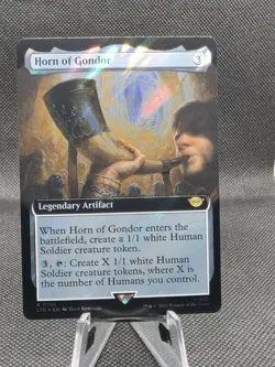 MTG - [SURGE FOIL] Horn Of Gondor (Extended Art) - Lord Of The Rings - Image 1