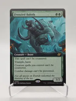 MTG Edge Of Eternities Frenzied Baloth Extended Art - Image 1