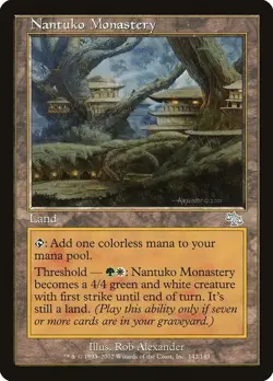 Nantuko Monastery x2 (Lightly Played) #142 Judgment MTG Magic The Gathering - Image 2