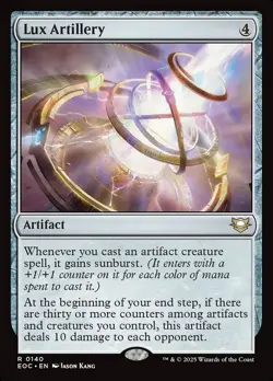 1x - Lux Artillery - CMR: Edge of Eternities - NM MTG - Image 1