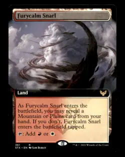 MTG Furycalm Snarl LP Light Play Strixhaven: School of Mages - Image 1