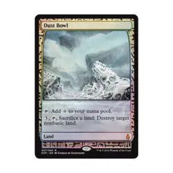 WOTC MTG Zendikar Expeditions Dust Bowl (Full Art) (Foil) NM - Image 1
