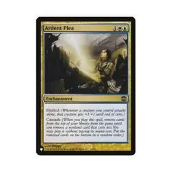 WOTC MtG The List Ardent Plea (U) NM - Image 1