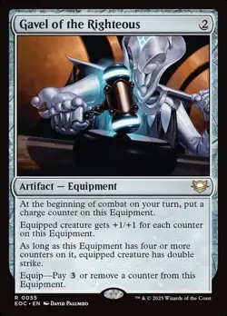 1x - Gavel of the Righteous - CMR: Edge of Eternities - C NM MTG - Image 1