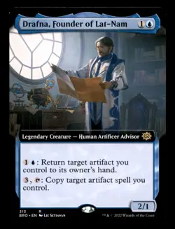 MTG Drafna, Founder of Lat-Nam (Extended Art) The Brothers' War Foil - Image 1