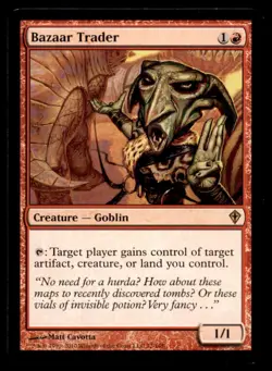 MTG Bazaar Trader LP Light Play Worldwake - Image 1