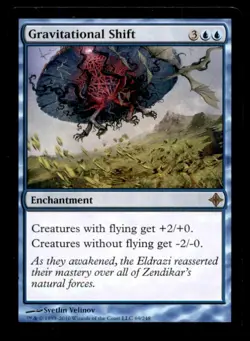 MTG Gravitational Shift LP Light Play Rise of the Eldrazi - Image 1