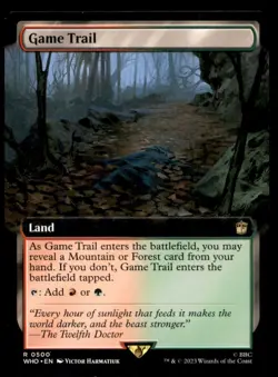 MTG Game Trail (Extended Art) Universes Beyond: Doctor Who Foil - Image 1