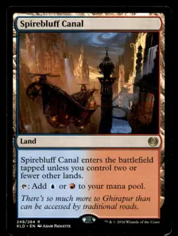 MTG Spirebluff Canal LP Light Play Kaladesh - Image 1