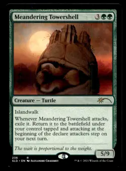 MTG Meandering Towershell LP Light Play Secret Lair Drop - Image 1