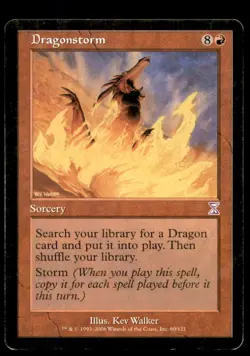 MTG Dragonstorm LP Light Play Timeshifted - Image 1