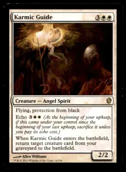 MTG Karmic Guide LP Light Play Commander 2013 - Image 1