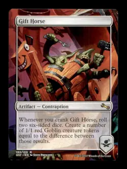 MTG Gift Horse LP Light Play Unstable - Image 1