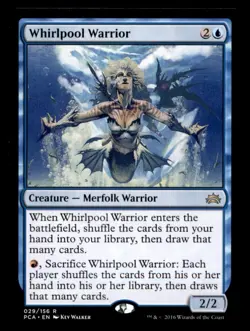 MTG Whirlpool Warrior LP Light Play Planechase Anthology - Image 1